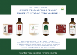 ecologique et spirituelle  , la bougie à huile éternelle made in senegal